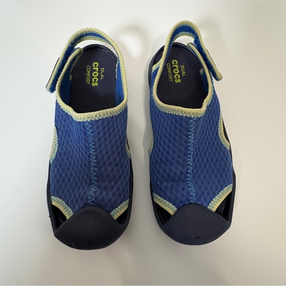 Crocs Blue Swiftwater Youth Sandals